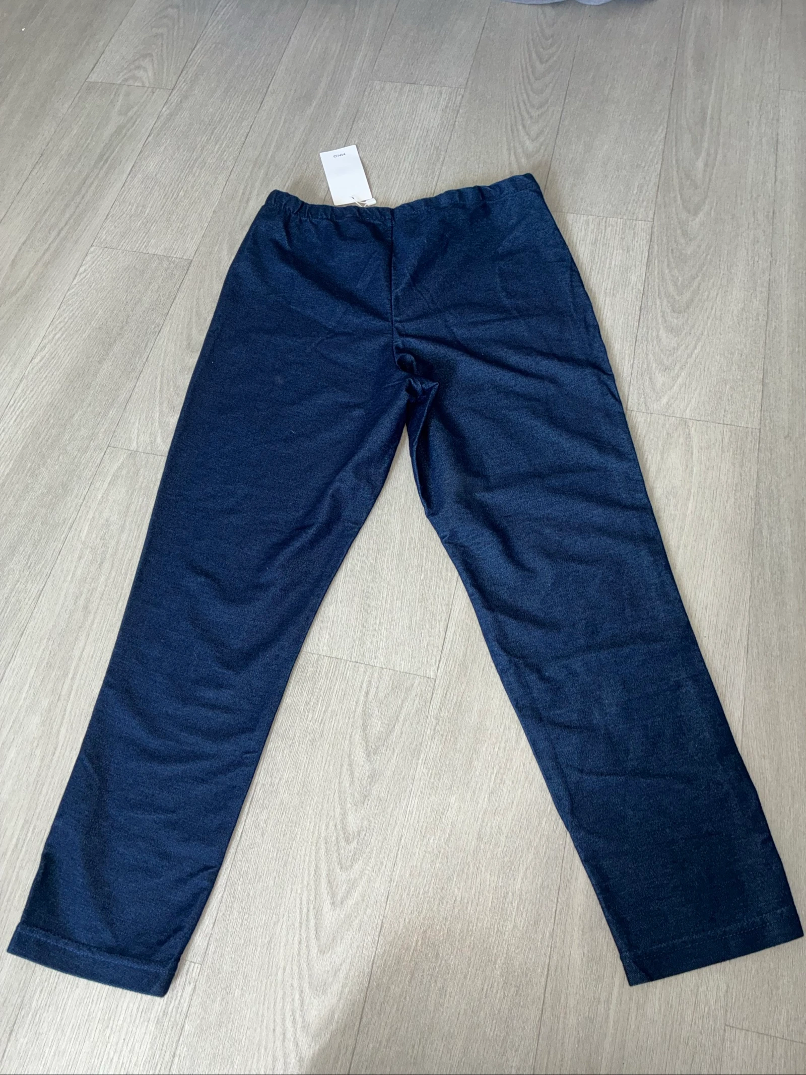 Legging Capri azul-marinha com fenda P – photo 11